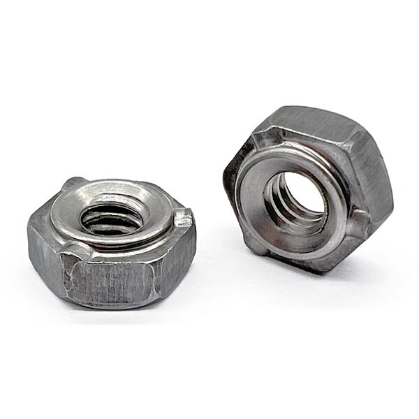 Boltsandnuts.Com 2000 Pieces 3/8in-16 3 Prong Short Pilot Hex Weld Nuts, 2000PK 37CHWHPL/SHORT/3-2000 - main